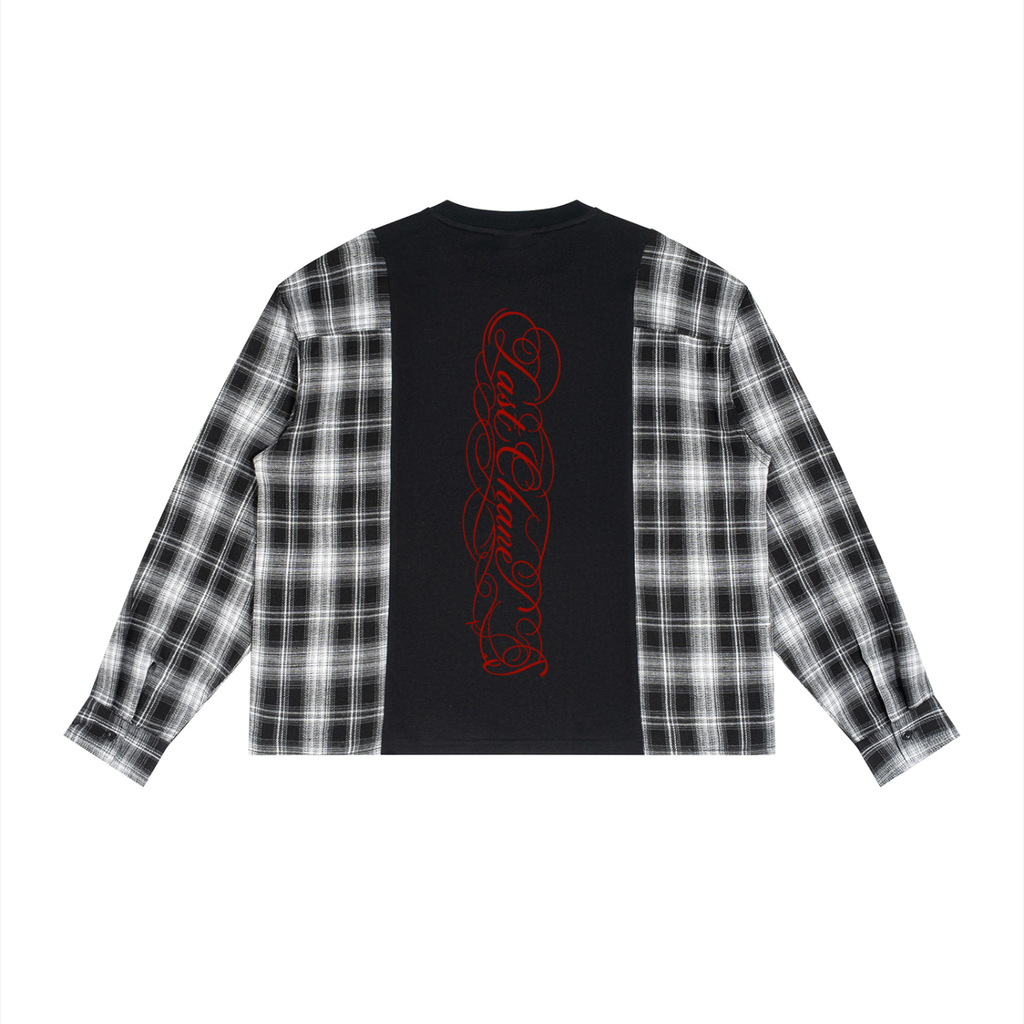 Running club plaid long sleeve