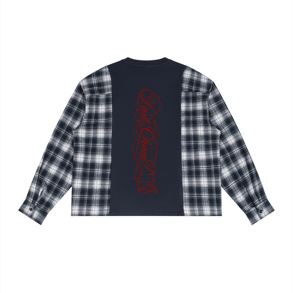 Running club plaid long sleeve