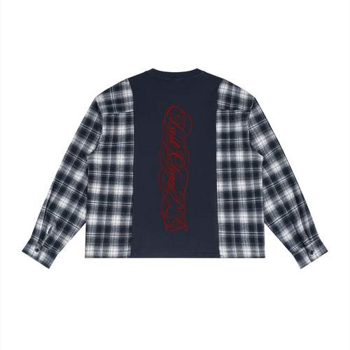 Running club plaid long sleeve